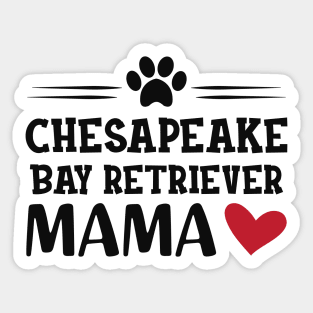 chesapeake bay retriever mama Sticker